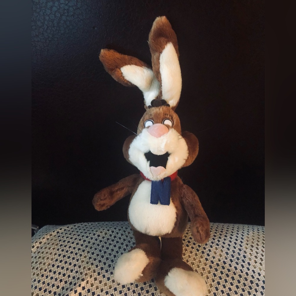 Nestle Nesquik Chocolate Milk Bunny Rabbit Plush 14”